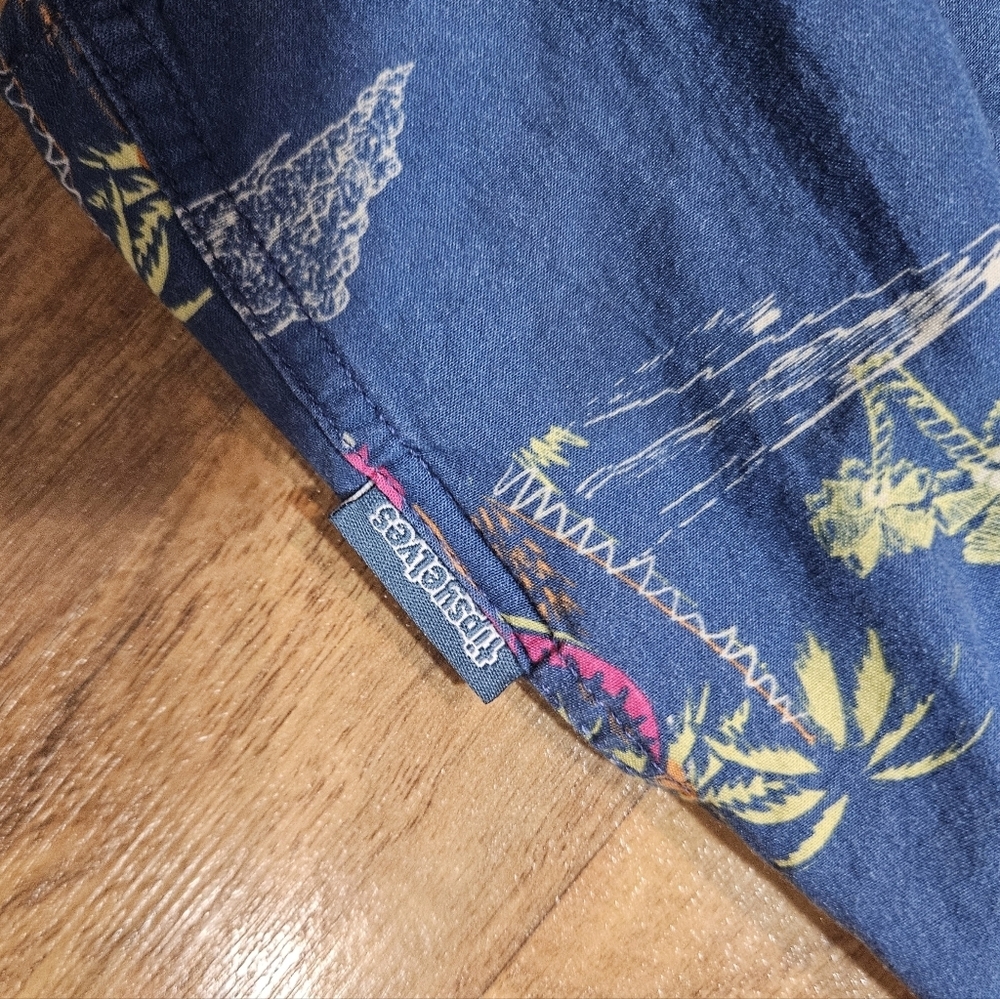 Tipsy Elves Men’s Shirt Size L | Dinosaur Hawaiian Party Shirt | Funny Button-Up - Picture 7 of 9